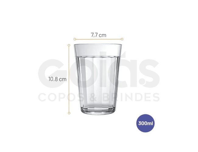 COPO AMERICANO LONG DRINK 300ML