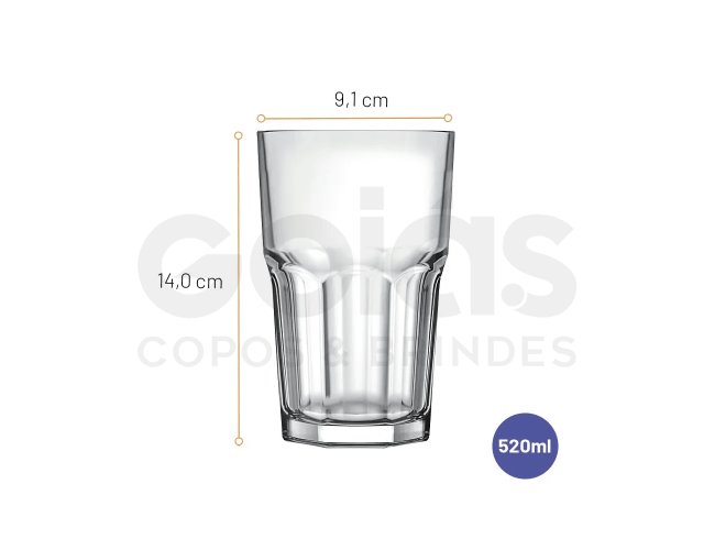 COPO BRISTOL LONG DRINK 520ML