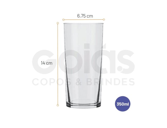 COPO CYLINDER LONG DRINK 350ML